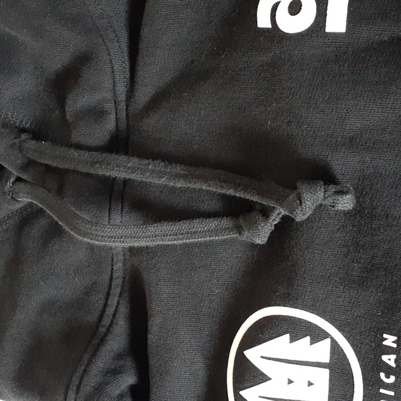 American Eagle black pullover graphic hoodie size medium unisex - Picture 10 of 10